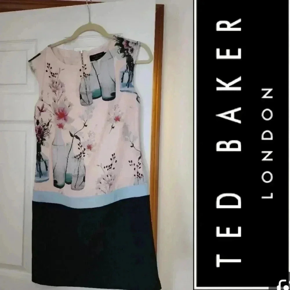 Ted Baker shift dress with vases